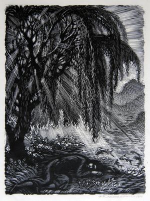 Константинов Ф.Д. Мцыри.Сон. 1956