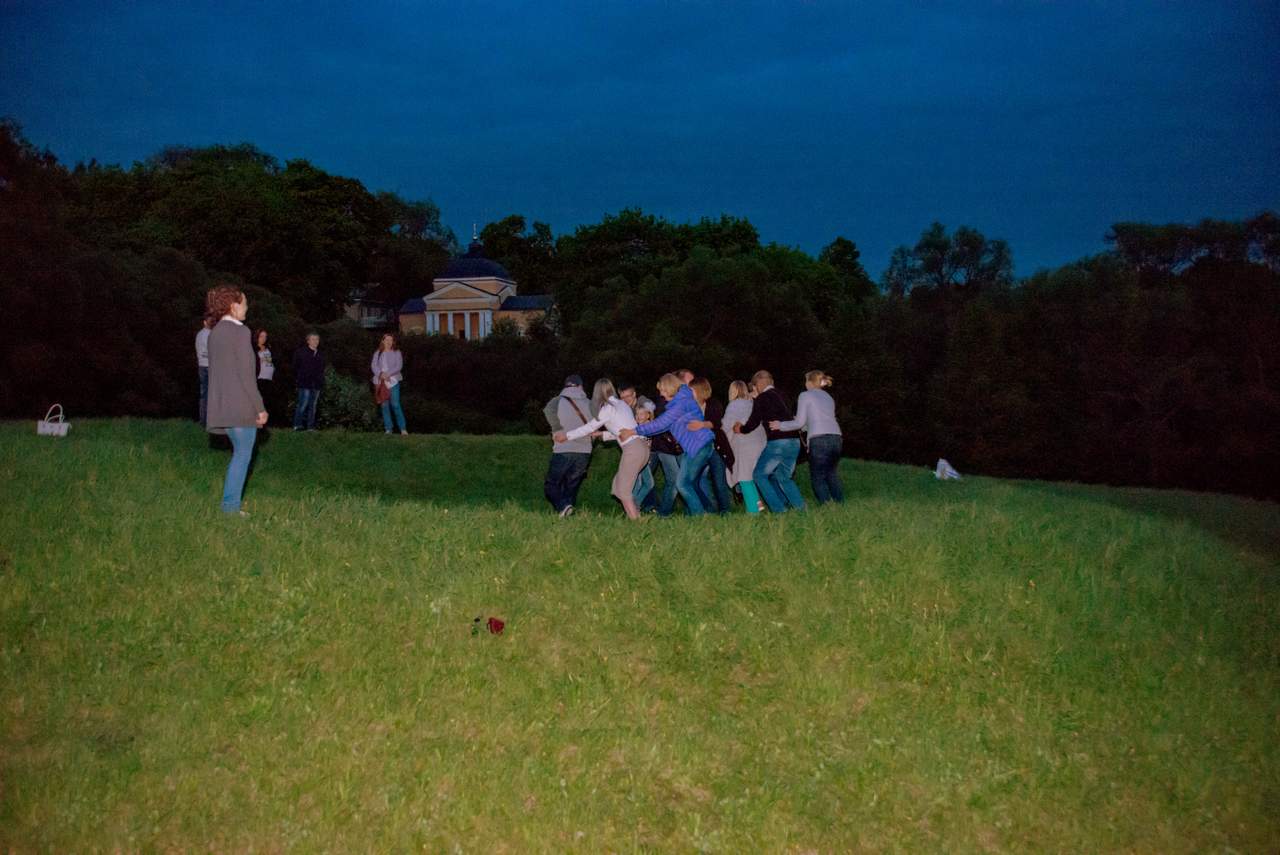 Акция «Ночь музеев» в «Тарханах». Игры на траншеях
