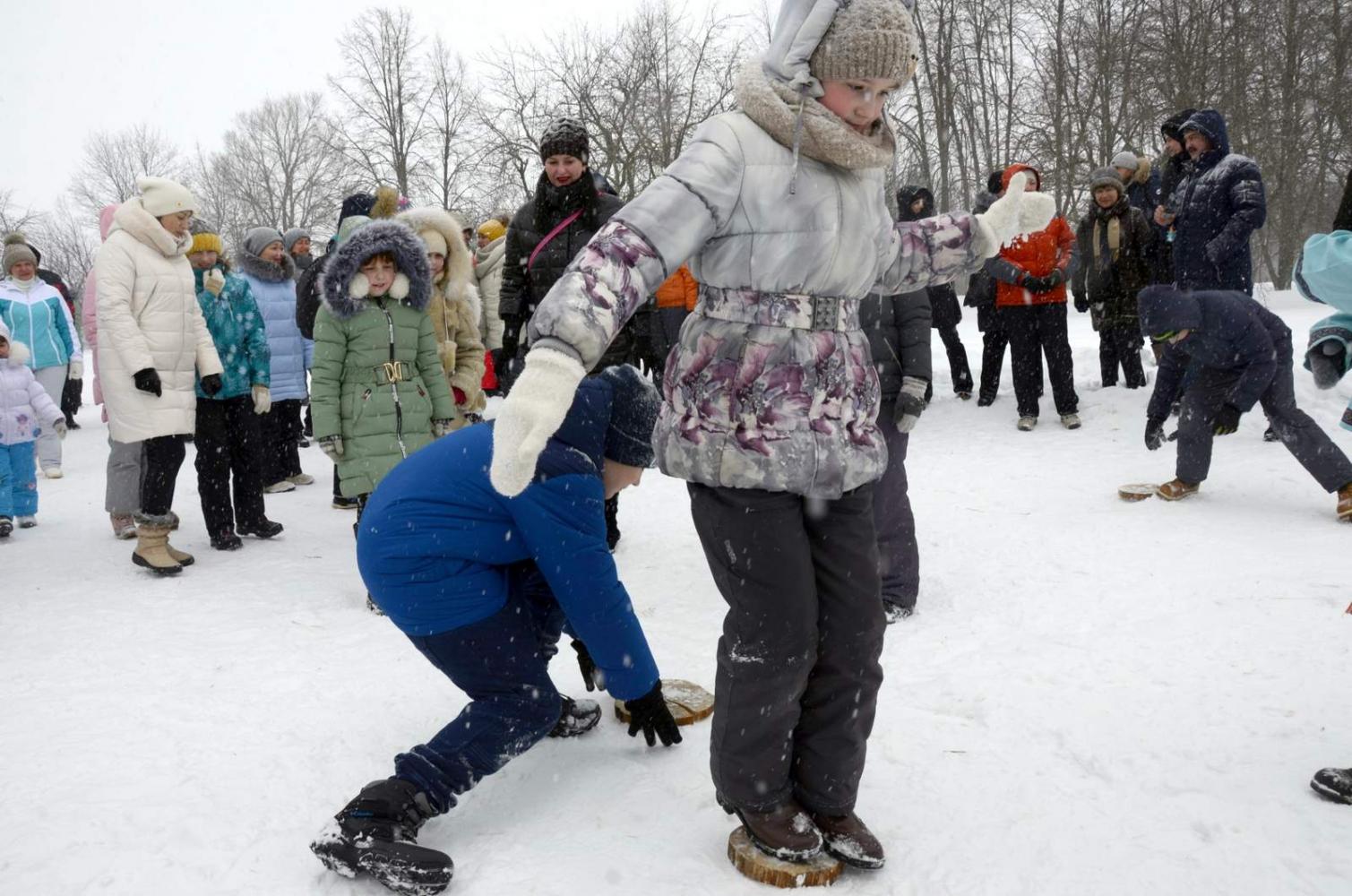Широкая Масленица в «Тарханах». 18.2.2018 года. Фото В.А. Курносова
