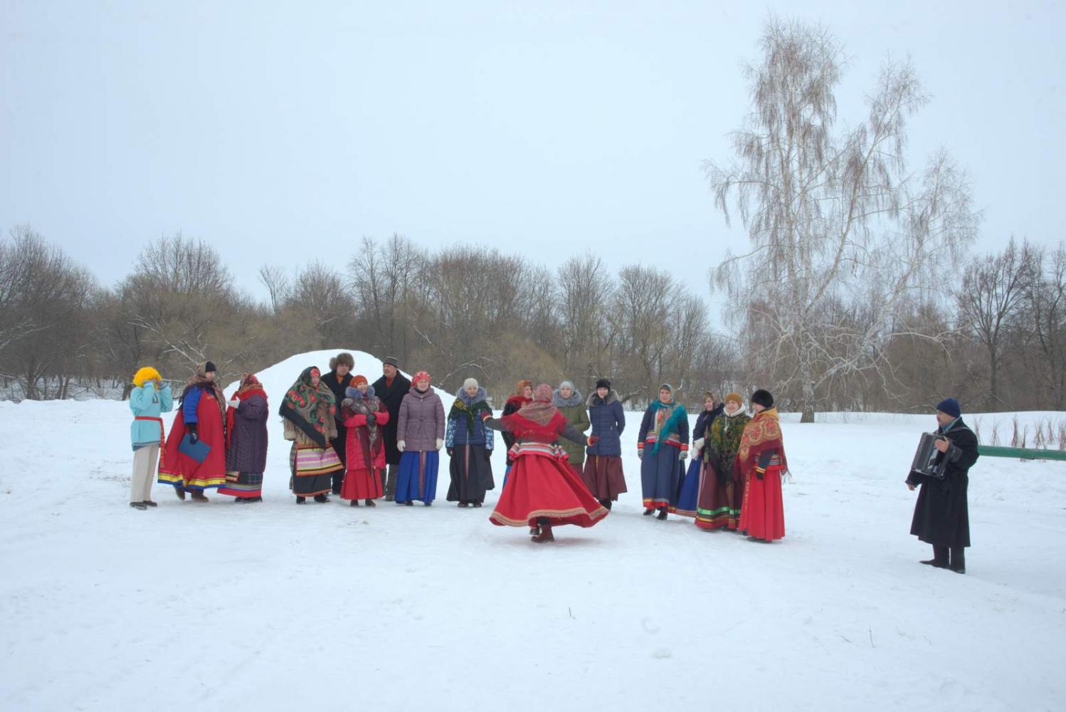 Широкая Масленица в «Тарханах». 18.2.2018 года. Фото В.А. Курносова