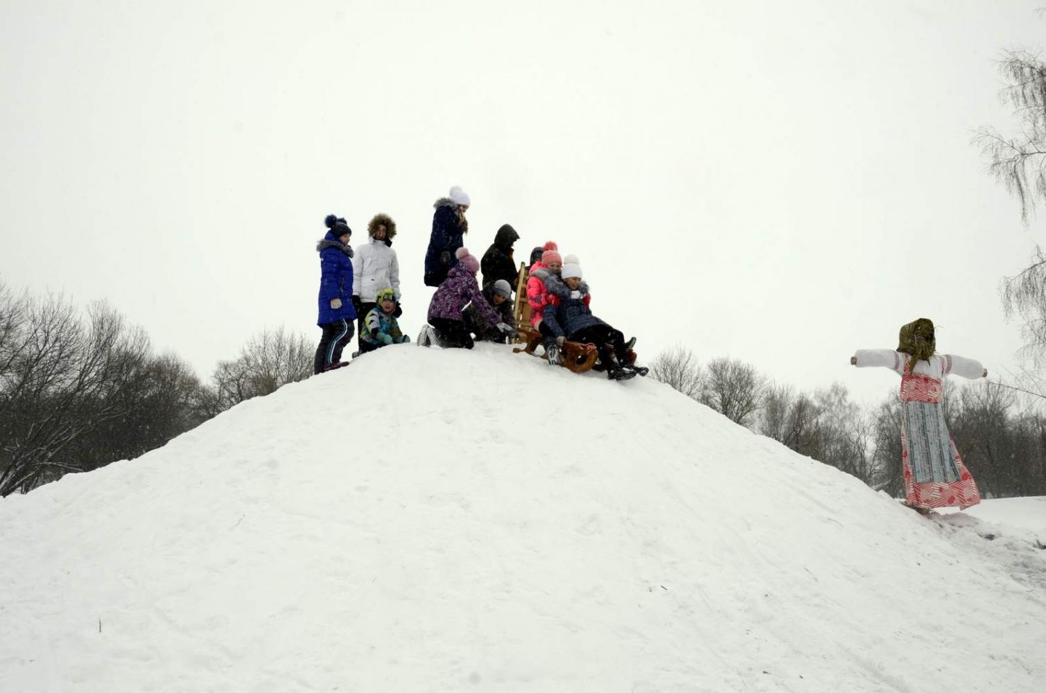 Широкая Масленица в «Тарханах». 18.2.2018 года. Фото В.А. Курносова