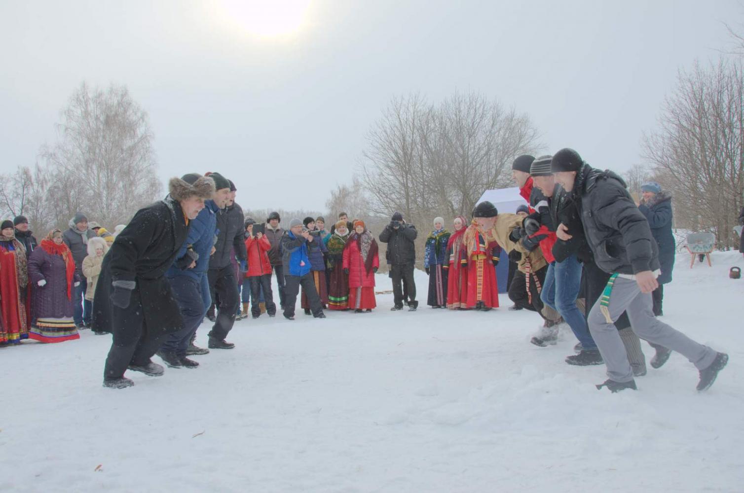 Широкая Масленица в «Тарханах». 18.2.2018 года. Фото В.А. Курносова