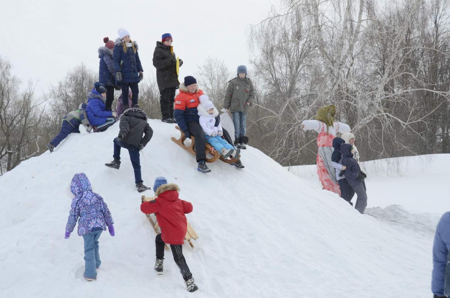 Широкая Масленица в «Тарханах». 18.2.2018 года. Фото В.А. Курносова