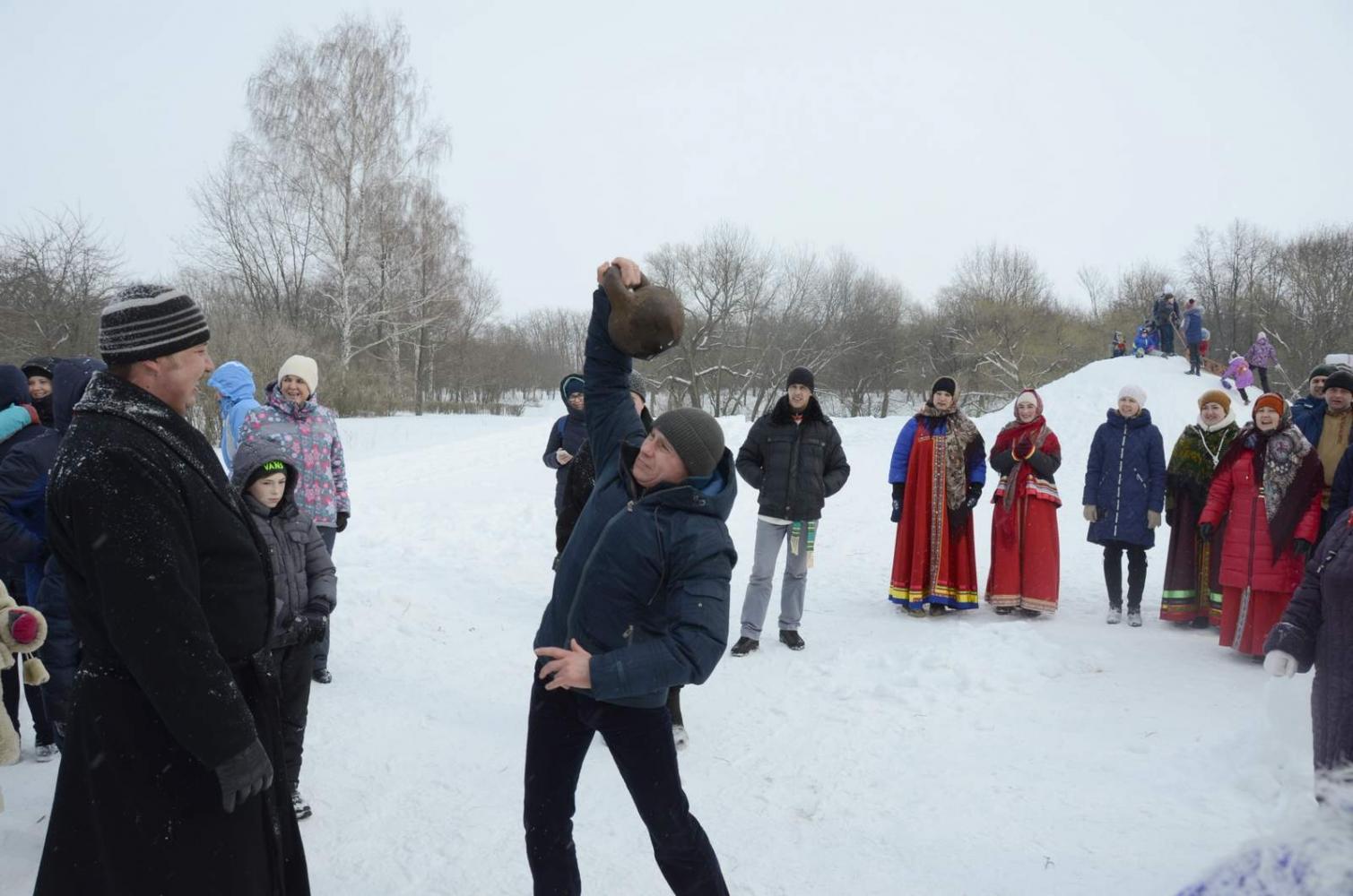 Широкая Масленица в «Тарханах». 18.2.2018 года. Фото В.А. Курносова