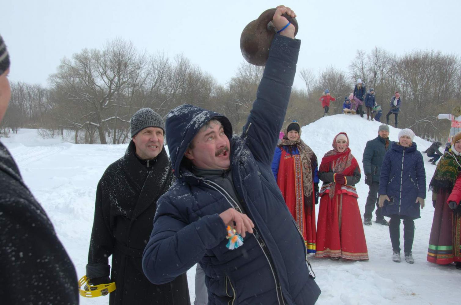 Широкая Масленица в «Тарханах». 18.2.2018 года. Фото В.А. Курносова