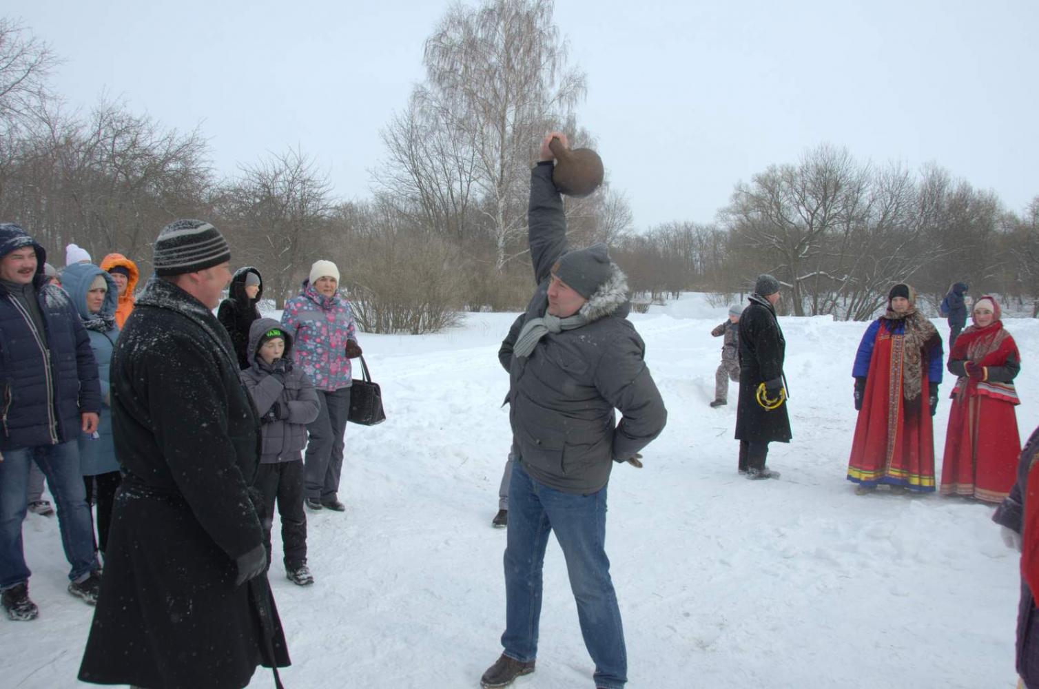 Широкая Масленица в «Тарханах». 18.2.2018 года. Фото В.А. Курносова