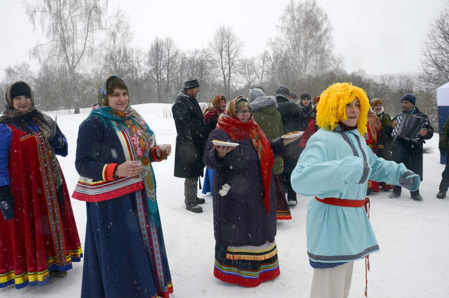 Широкая Масленица в «Тарханах». 18.2.2018 года. Фото В.А. Курносова