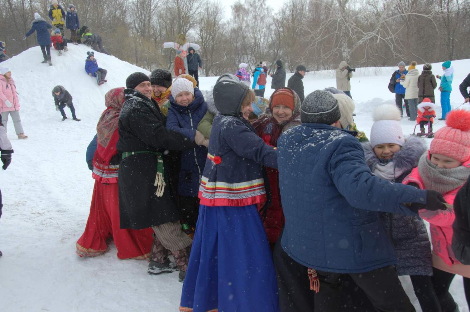 Широкая Масленица в «Тарханах». 18.2.2018 года. Фото В.А. Курносова