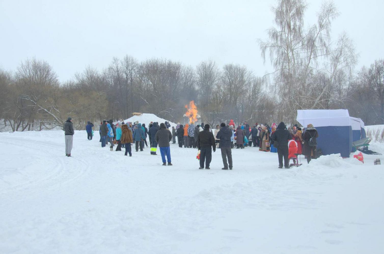 Широкая Масленица в «Тарханах». 18.2.2018 года. Фото В.А. Курносова
