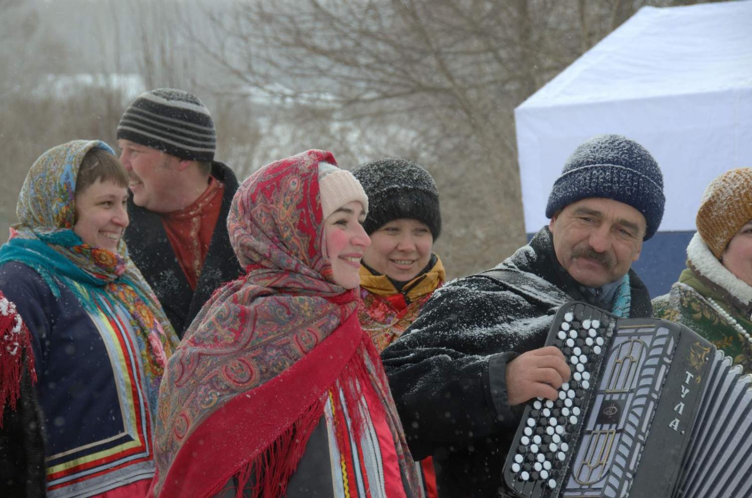 Широкая Масленица в «Тарханах». 18.2.2018 года. Фото В.А. Курносова