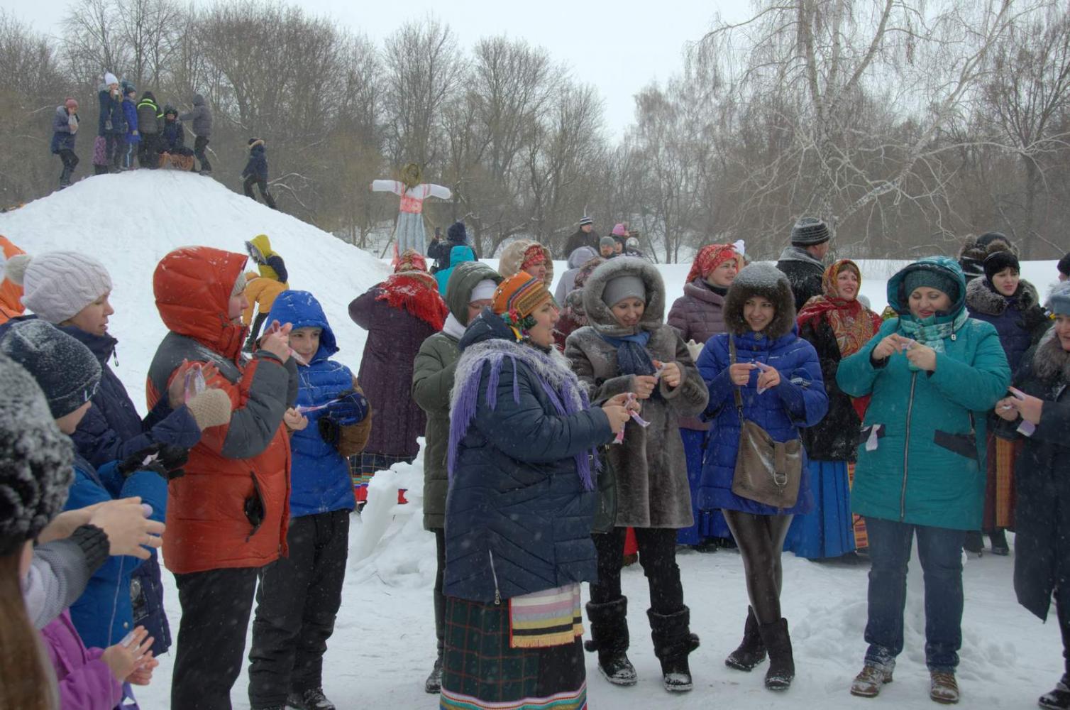 Широкая Масленица в «Тарханах». 18.2.2018 года. Фото В.А. Курносова