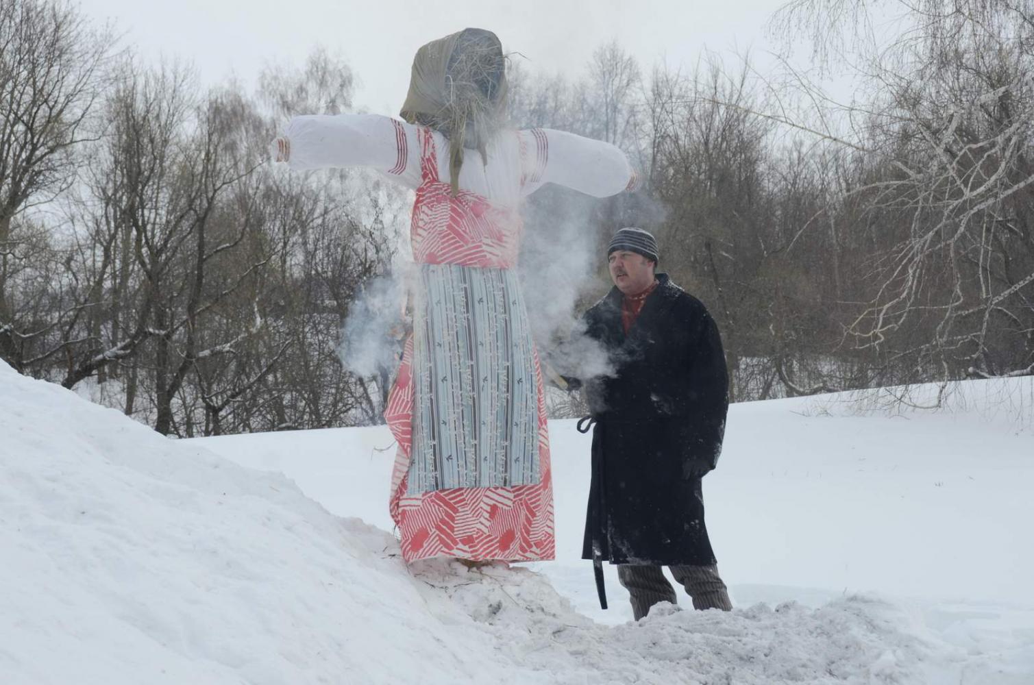 Широкая Масленица в «Тарханах». 18.2.2018 года. Фото В.А. Курносова