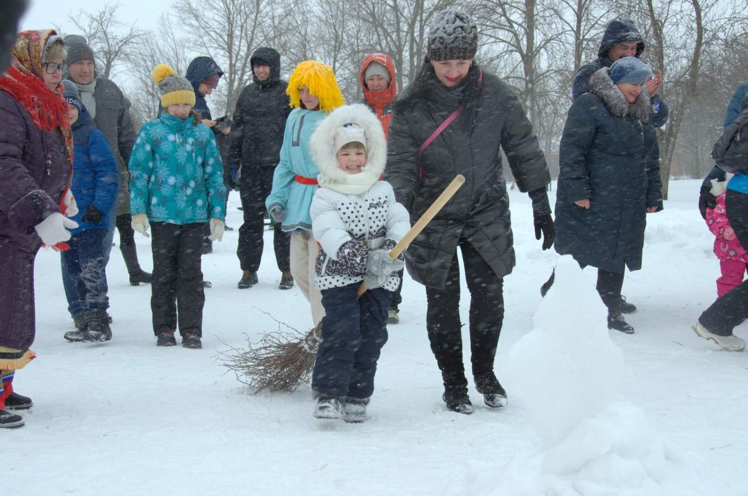 Широкая Масленица в «Тарханах». 18.2.2018 года. Фото В.А. Курносова