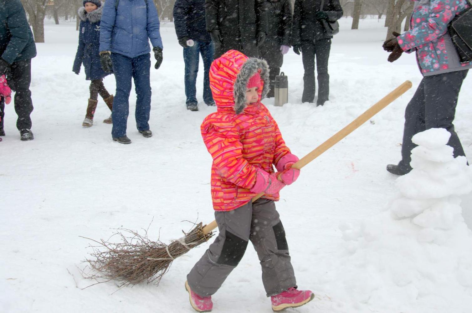 Широкая Масленица в «Тарханах». 18.2.2018 года. Фото В.А. Курносова