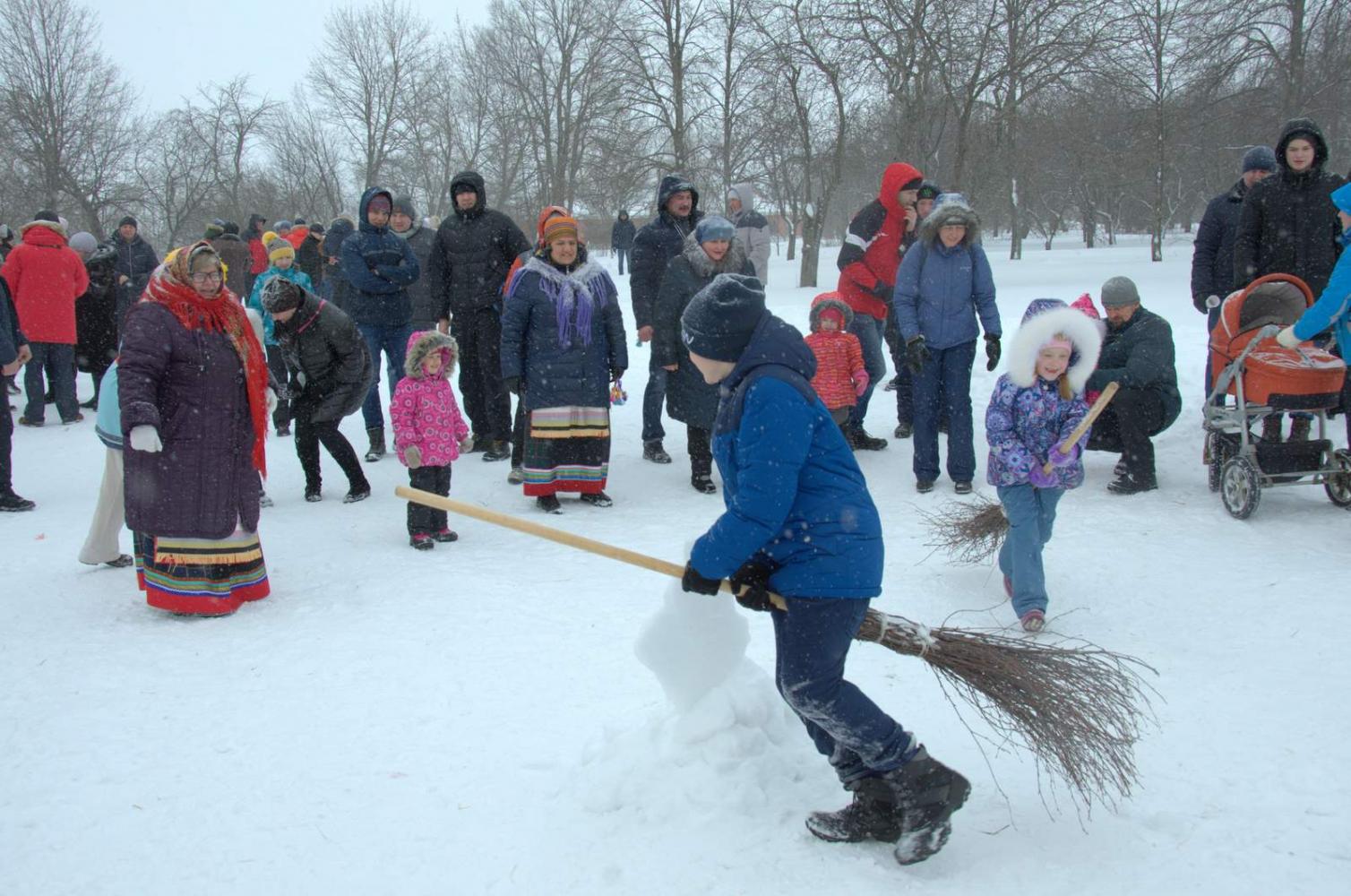 Широкая Масленица в «Тарханах». 18.2.2018 года. Фото В.А. Курносова