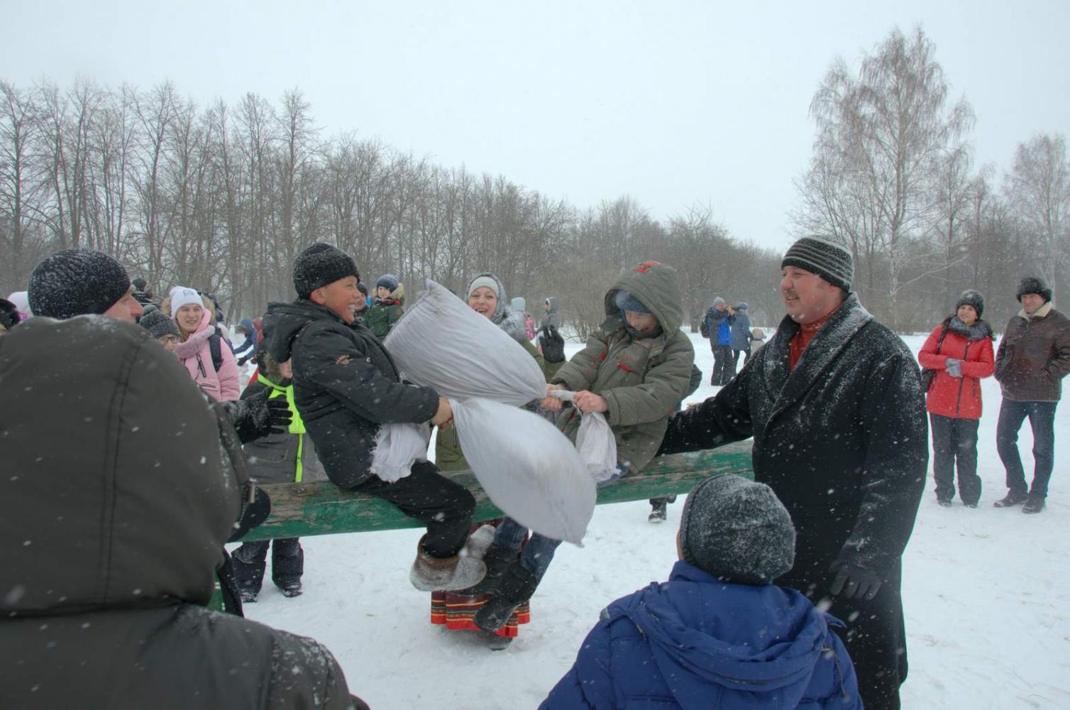 Широкая Масленица в «Тарханах». 18.2.2018 года. Фото В.А. Курносова