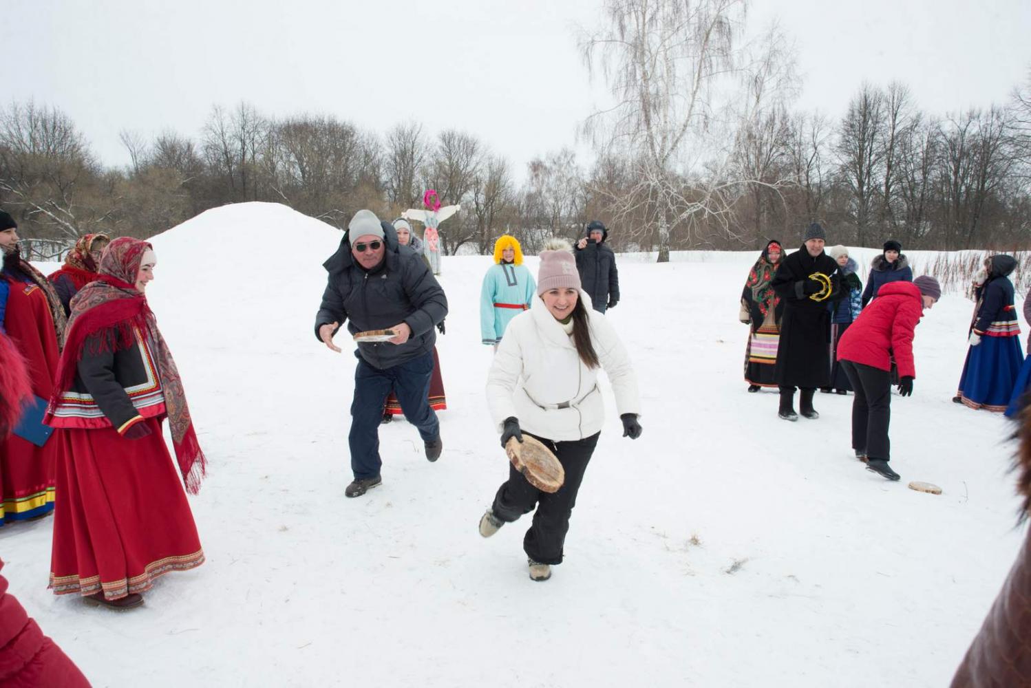 Широкая Масленица в «Тарханах». 18.2.2018 года. Фото В.А. Курносова