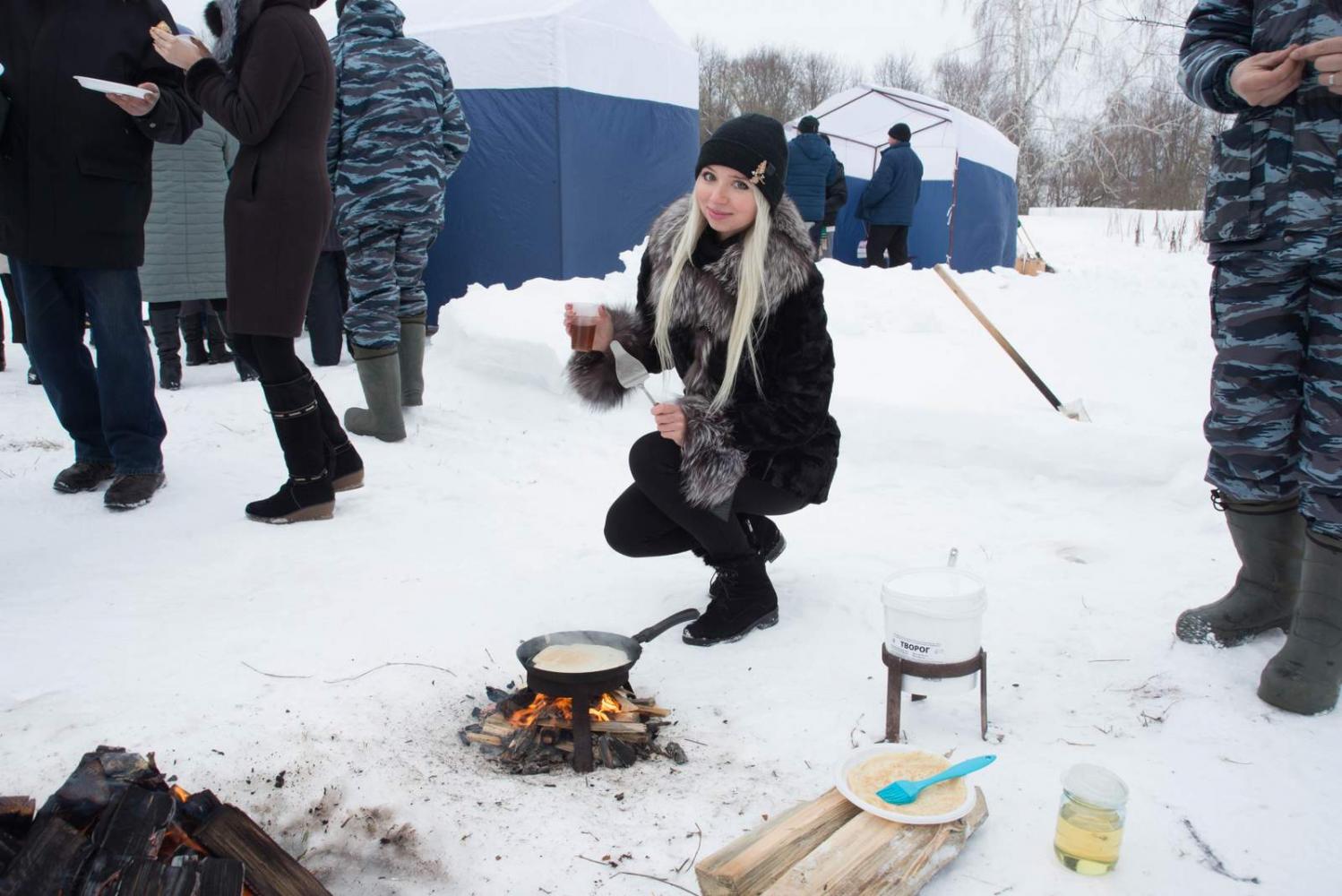 Широкая Масленица в «Тарханах». 18.2.2018 года. Фото В.А. Курносова