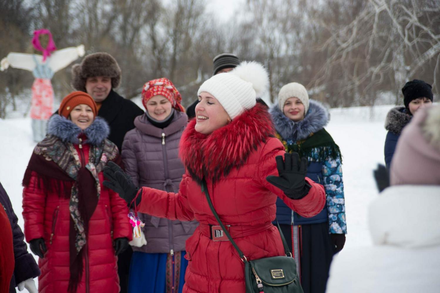 Широкая Масленица в «Тарханах». 18.2.2018 года. Фото В.А. Курносова