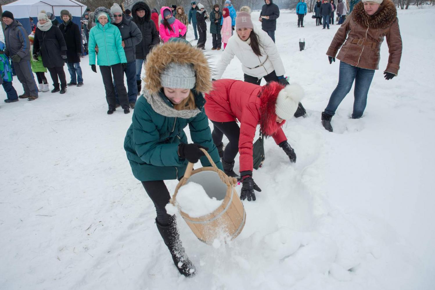 Широкая Масленица в «Тарханах». 18.2.2018 года. Фото В.А. Курносова