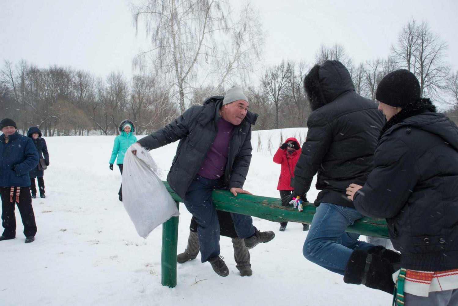 Широкая Масленица в «Тарханах». 18.2.2018 года. Фото В.А. Курносова