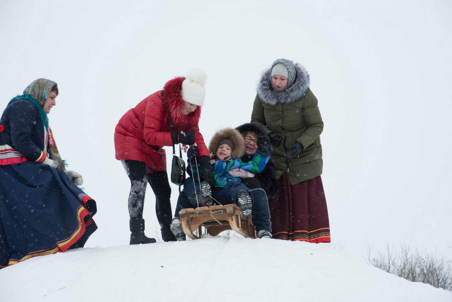 Широкая Масленица в «Тарханах». 18.2.2018 года. Фото В.А. Курносова