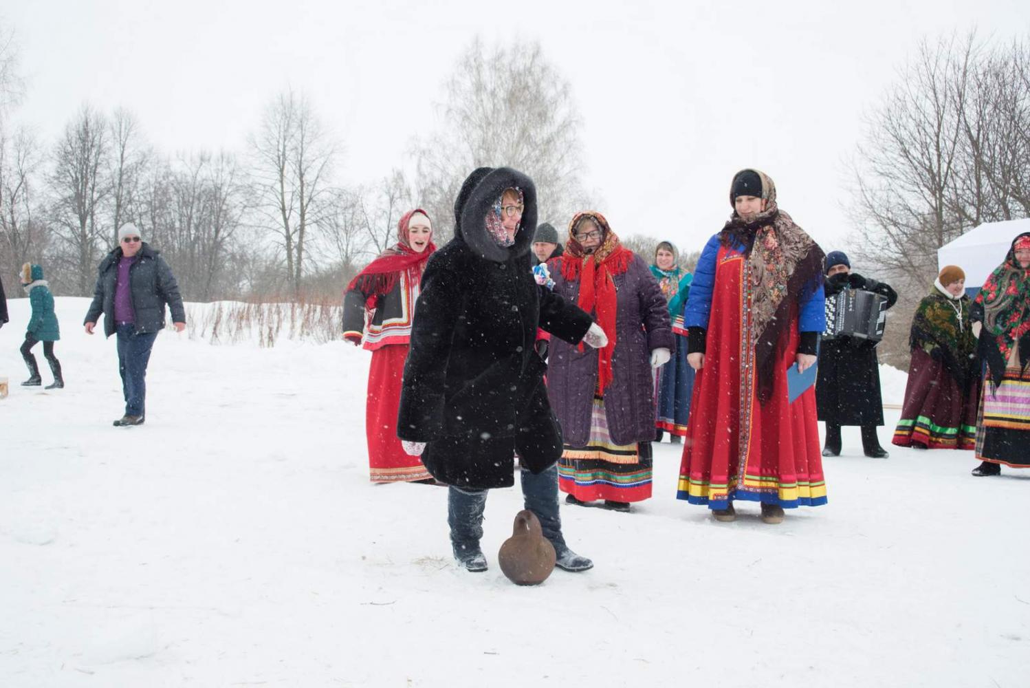 Широкая Масленица в «Тарханах». 18.2.2018 года. Фото В.А. Курносова