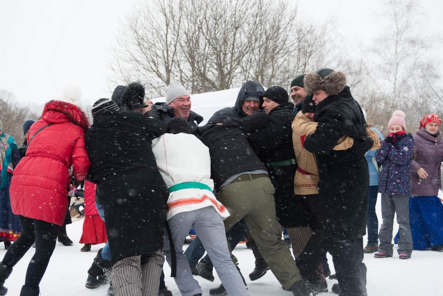 Широкая Масленица в «Тарханах». 18.2.2018 года. Фото В.А. Курносова