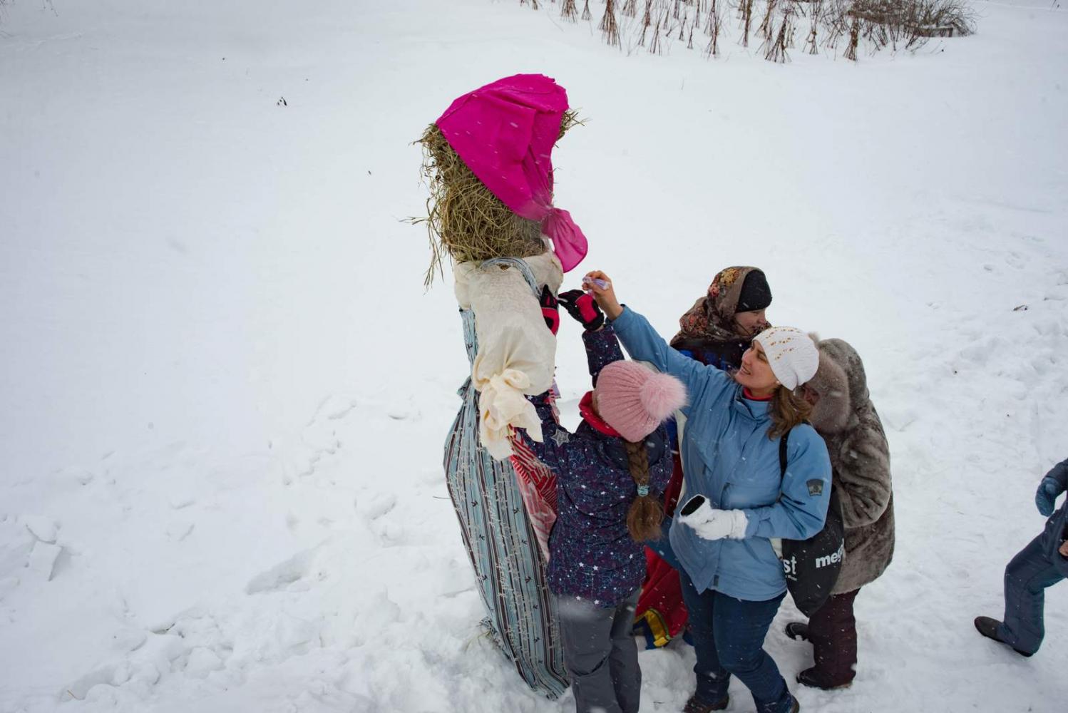 Широкая Масленица в «Тарханах». 18.2.2018 года. Фото В.А. Курносова