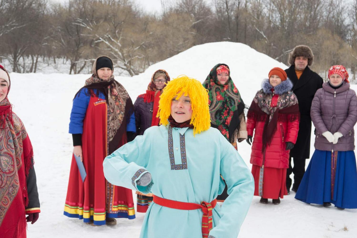 Широкая Масленица в «Тарханах». 18.2.2018 года. Фото В.А. Курносова