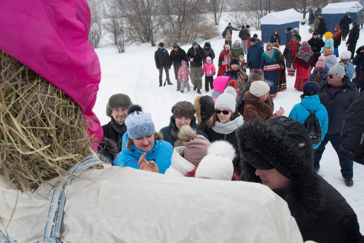 Широкая Масленица в «Тарханах». 18.2.2018 года. Фото В.А. Курносова
