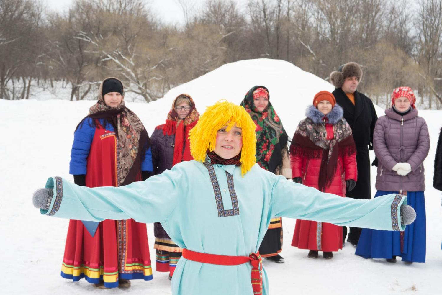 Широкая Масленица в «Тарханах». 18.2.2018 года. Фото В.А. Курносова