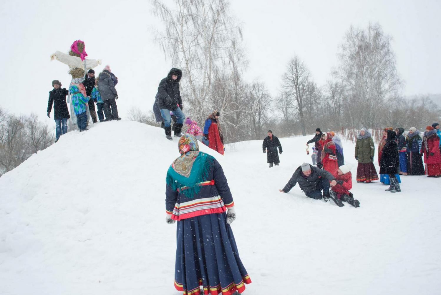 Широкая Масленица в «Тарханах». 18.2.2018 года. Фото В.А. Курносова