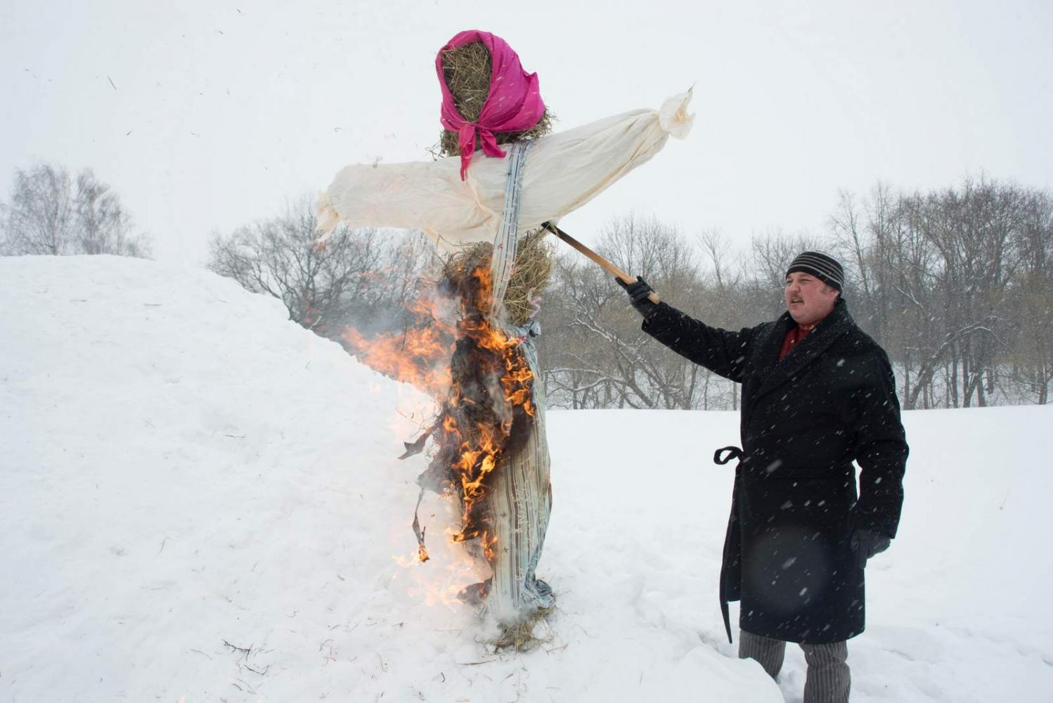 Широкая Масленица в «Тарханах». 18.2.2018 года. Фото В.А. Курносова