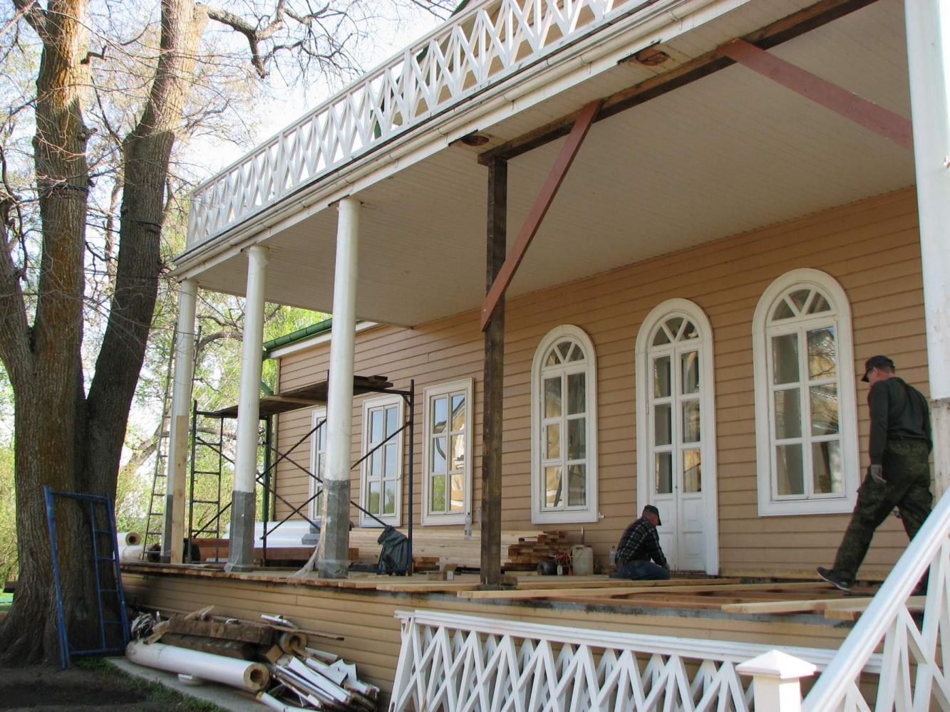 Барский дом. В процессе реставрации