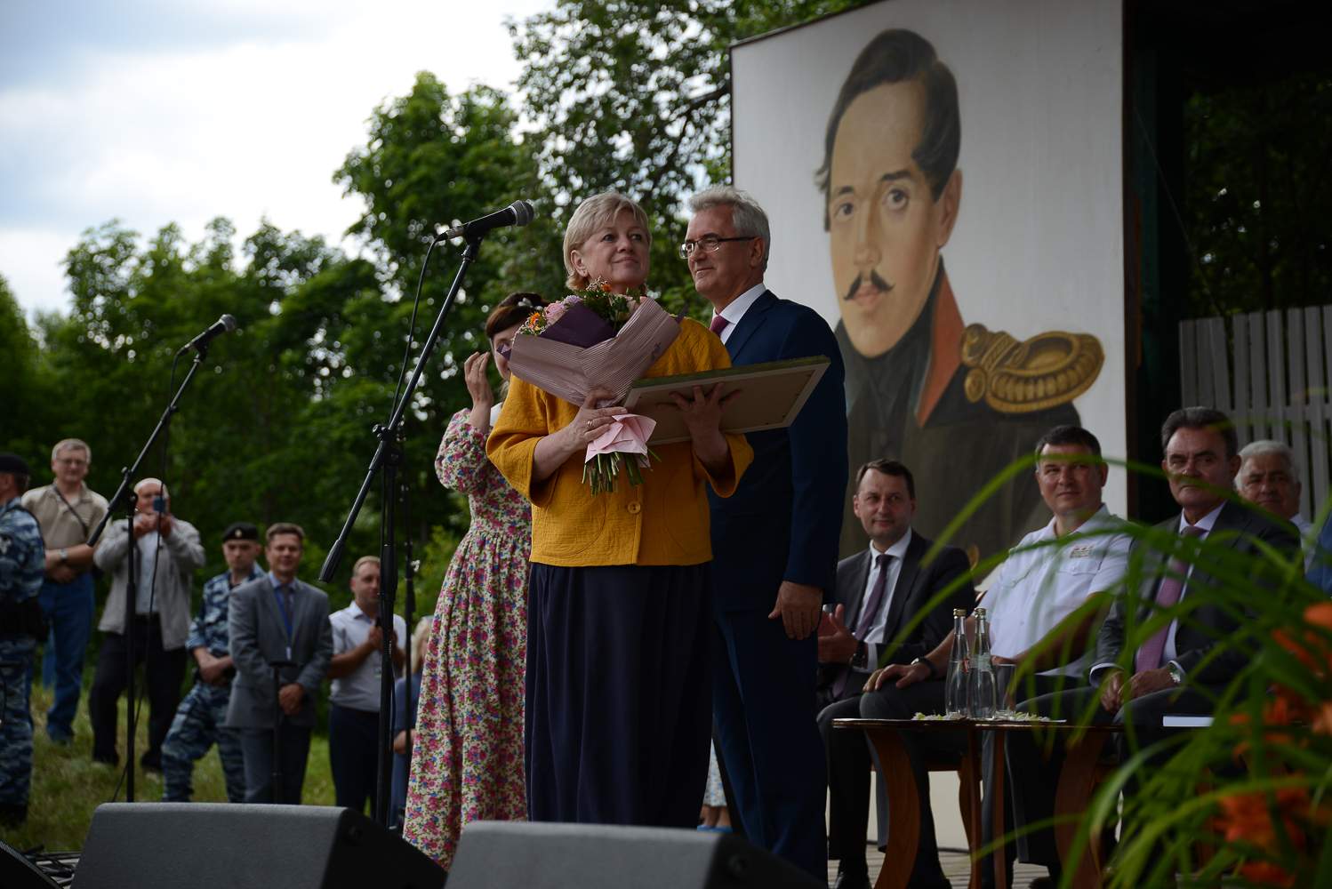 Праздник в Зеленом театре музея «Тарханы». Фото: А. Семенов