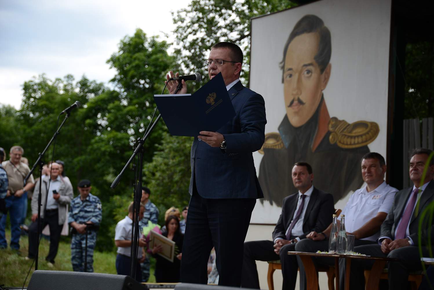 Праздник в Зеленом театре музея «Тарханы». Фото: А. Семенов