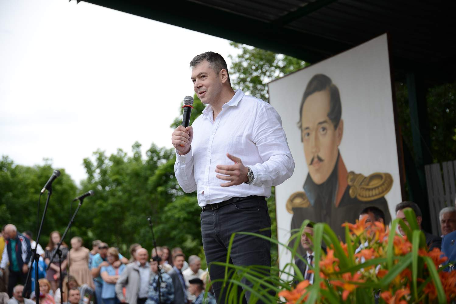 Праздник в Зеленом театре музея «Тарханы». Фото: А. Семенов