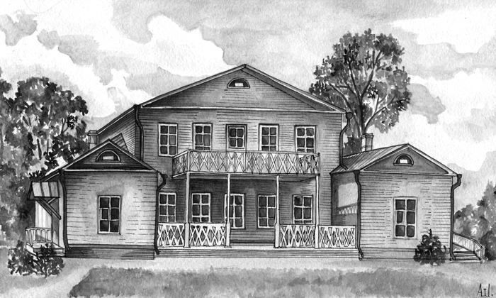 Анастасия Шухова. 16 лет. Барский дом в Тарханах