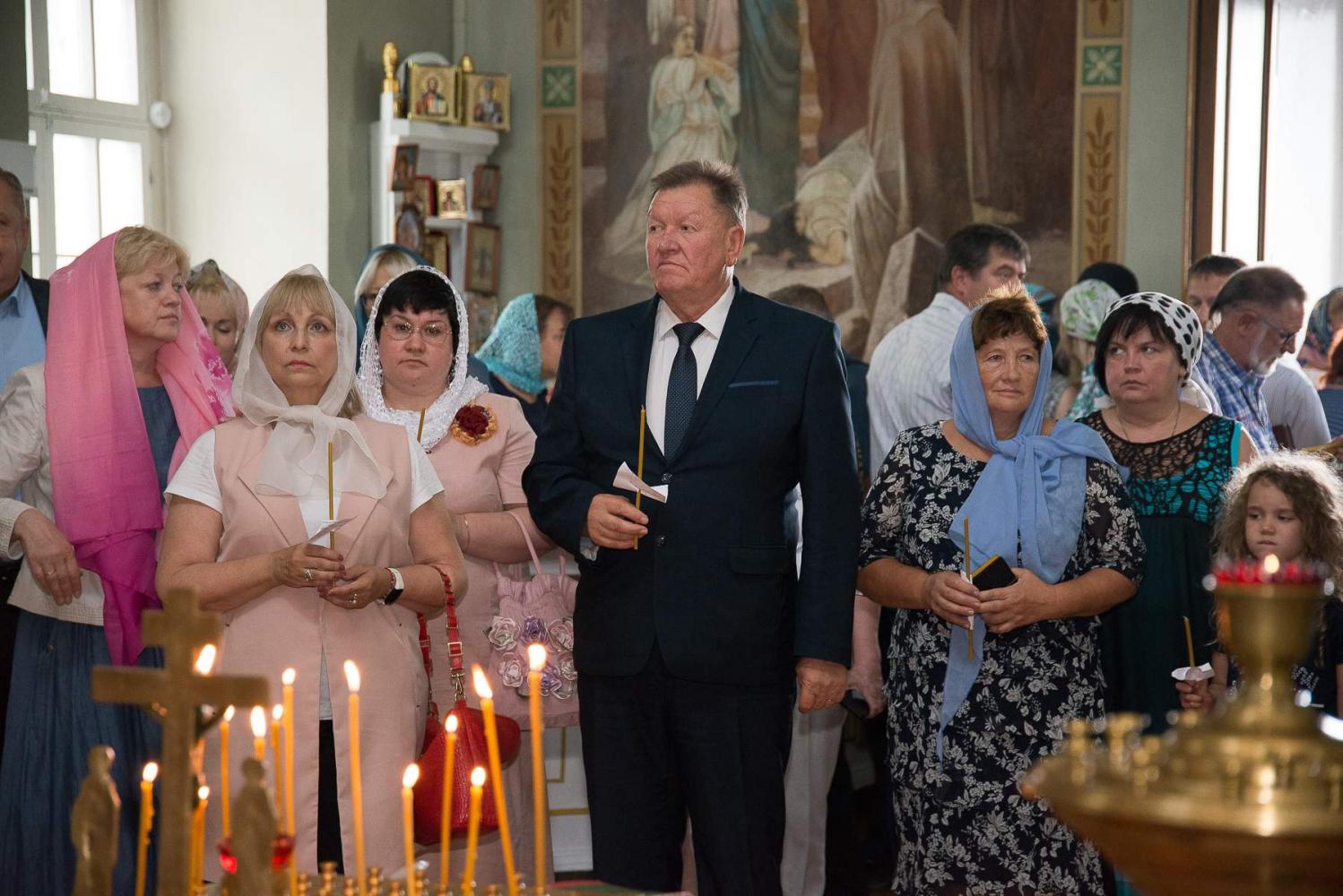 На панихиде в церкви Михаила Архистратига. Фото: А. Семенов