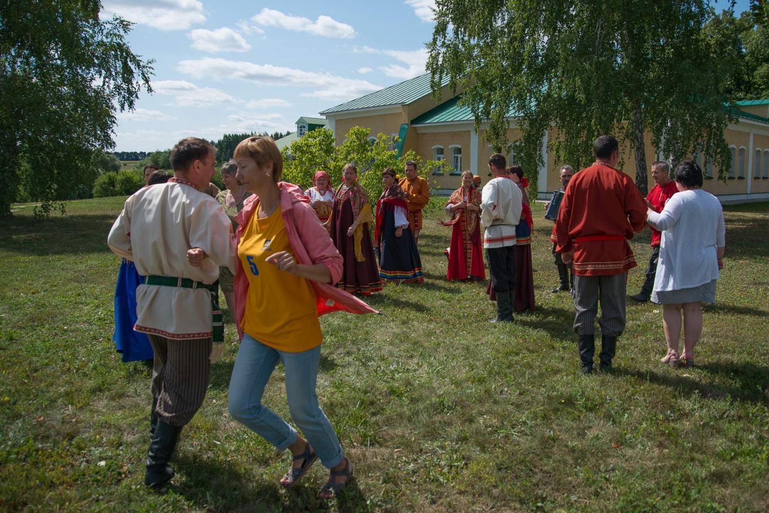 Выступление фольклорного коллектива музея. Фото: А. Семенов