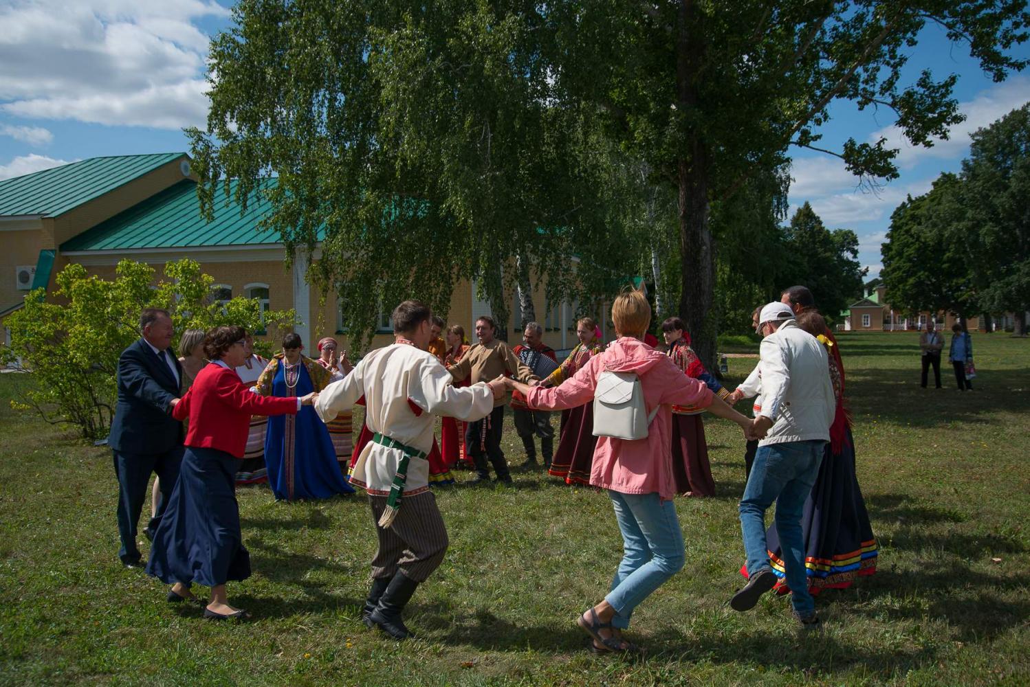 Выступление фольклорного коллектива музея. Фото: А. Семенов