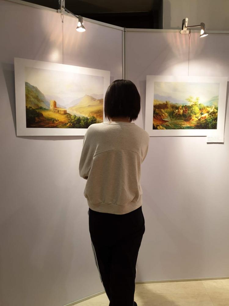 Открытие выставки «Лермонтов-художник» в Китае. 1 ноября 2019 года 
